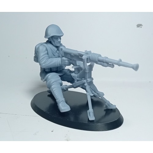 1/32 Greek Soldier with Machine Gun WWII